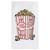 Popcorn Snack Gift Bag Klein Cadeauzakje (Achterkant)