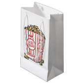 Popcorn Snack Gift Bag Klein Cadeauzakje (Voorkant Gekanteld)