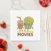 Popcorn & Soda Duo – Movie Night Vibes Servet (Insitu)