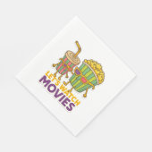 Popcorn & Soda Duo – Movie Night Vibes Servet (Hoek)