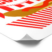 Popcorn Soda Hot Dogs Sign Poster (Hoek)