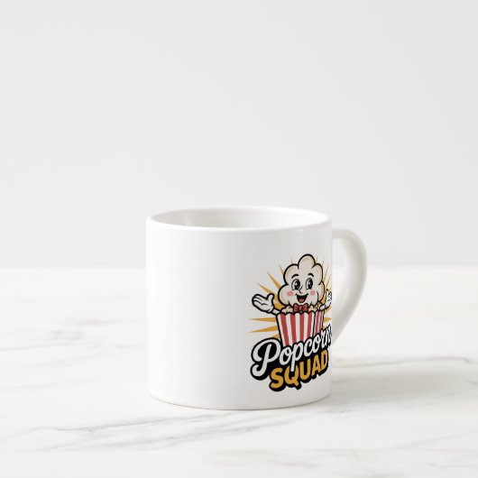 Popcorn Squad Espresso Kop (Voorkant rechts)