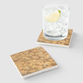 Popcorn Stenen Onderzetter (Zijkant)