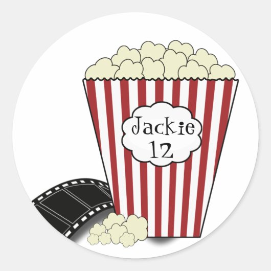 Popcorn Sticker (Voorkant)