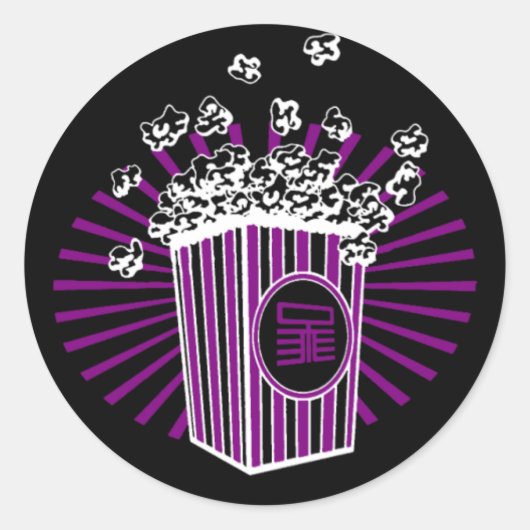 Popcorn Sticker (Voorkant)