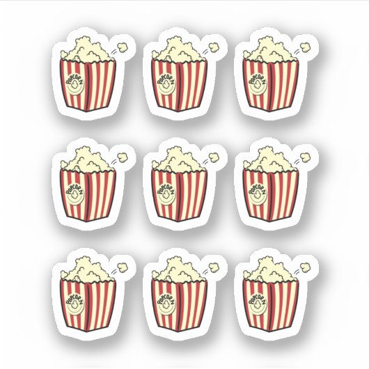 Popcorn stickers (Voorkant)