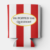 Popcorn-stijl blikje koeler (Achterkant)