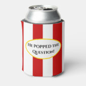 Popcorn-stijl blikje koeler (Blikje Achterkant)
