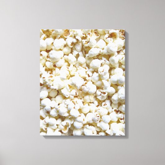 Popcorn texture Photography Bright Decor Canvas Afdruk (Voorkant)