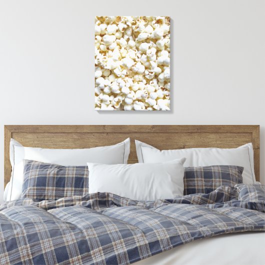 Popcorn texture Photography Bright Decor Canvas Afdruk (Insitu (Slaapkamer))