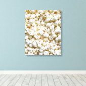 Popcorn texture Photography Bright Decor Canvas Afdruk (Insitu (Houten vloer))
