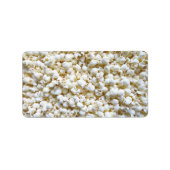 Popcorn texture Photography Etiket (Voorkant)