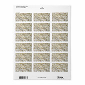 Popcorn texture Photography Etiket (Full Sheet)