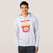 Popcorn Time White Hoodie (Voorkant volledig)