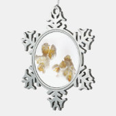 Popcorn Tin Sneeuwvlok Ornament (Rechts)