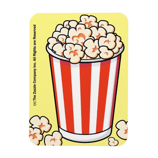 Popcorn Tub Flexibele Magnet Magneet (Verticaal)