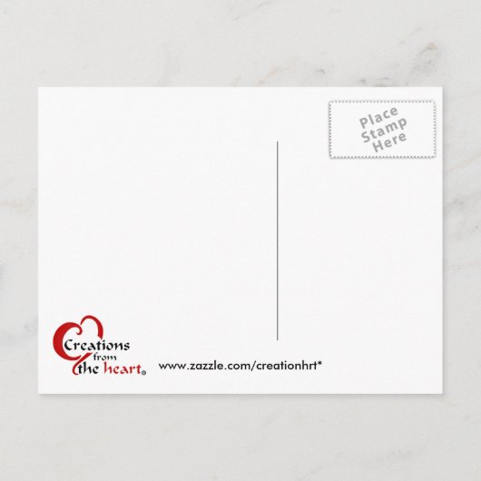 Popcorn Uitnodiging Briefkaart (Achterkant)