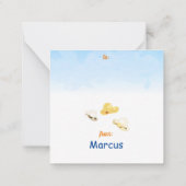 Popcorn Valentijn Notitiekaartje (Achterkant)