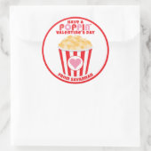 Popcorn Valentijn Sticker Popcorn Favor (Tas)