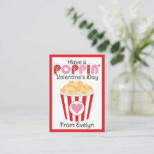 Popcorn Valentijnskaart | Popcorn Valentijnskaart