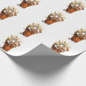 Popcorn van cavia's cadeaupapier (Hoek)