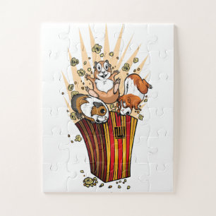 Popcorn van cavia's legpuzzel