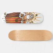 Popcorn van cavia's persoonlijk skateboard (Horizontaal)