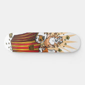 Popcorn van cavia's persoonlijk skateboard (Horizontaal)