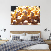 Popcorn van dichtbij canvas afdruk (Insitu (Slaapkamer))