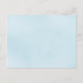 Popcorn verjaardagsfeestje uitnodiging briefkaart (Achterkant)