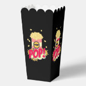 Popcorn Vintage Retro Grappig Bedankdoosjes (Achterkant)