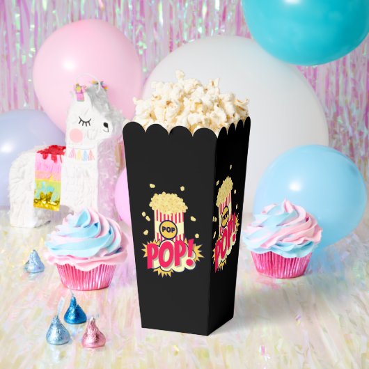 Popcorn Vintage Retro Grappig Bedankdoosjes (Feest)