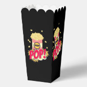 Popcorn Vintage Retro Grappig Bedankdoosjes (Voorkant)