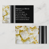 Popcorn-Visitekaartjes Visitekaartje (Voorkant / Achterkant)