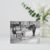 Popcorn voor verkoop, 1926 briefkaart (Staand voorkant)