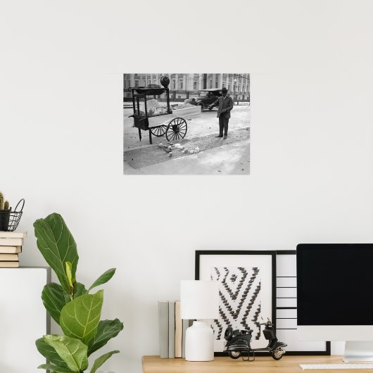 Popcorn voor verkoop, 1926.  foto poster (Thuiskantoor)