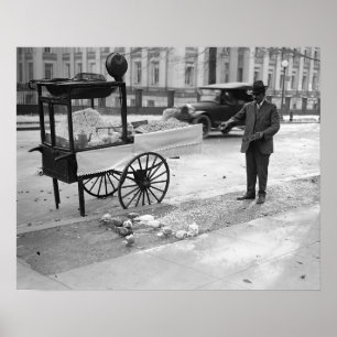 Popcorn voor verkoop, 1926. foto poster