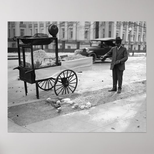 Popcorn voor verkoop, 1926.  foto poster (Voorkant)