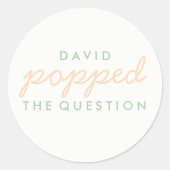 Popcorn Welcome Bag Sticker (Voorkant)