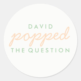 Popcorn Welcome Bag Sticker