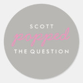 Popcorn Welcome Bag Sticker (Voorkant)