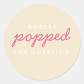 Popcorn Welcome Bag Sticker (Voorkant)