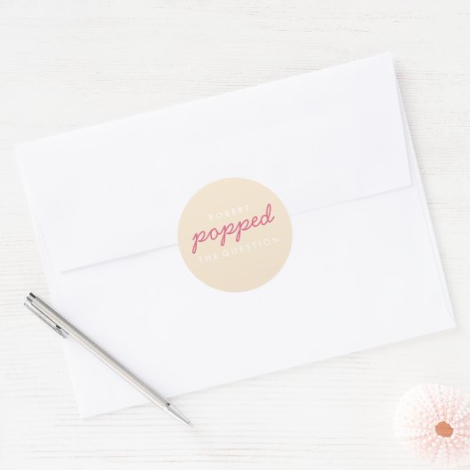 Popcorn Welcome Bag Sticker (Envelop)