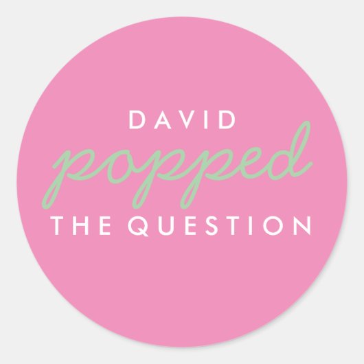 Popcorn Welcome Bag Sticker (Voorkant)