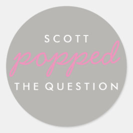 Popcorn Welcome Bag Sticker