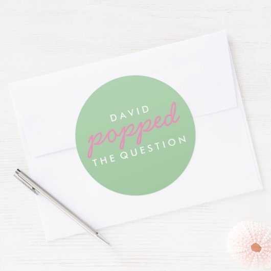 Popcorn Welcome Bag Sticker (Envelop)