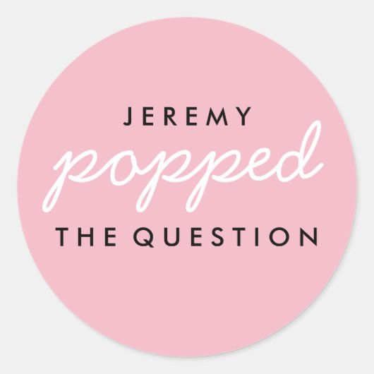 Popcorn Welcome Bag Sticker (Voorkant)