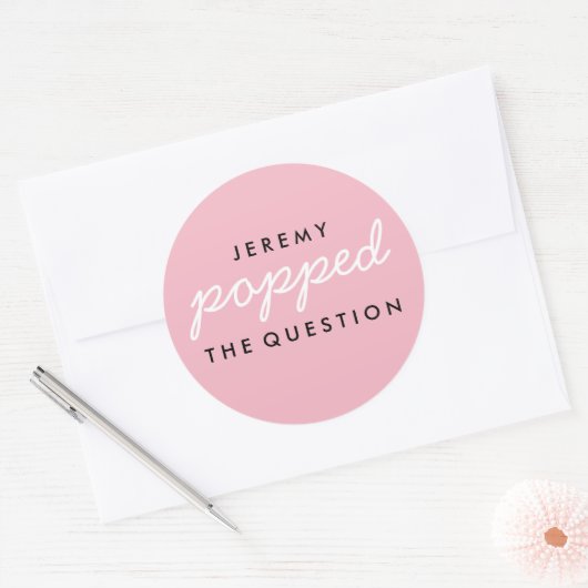 Popcorn Welcome Bag Sticker (Envelop)