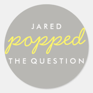 Popcorn Welcome Bag Sticker