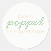 Popcorn Welcome Bag Sticker (Voorkant)